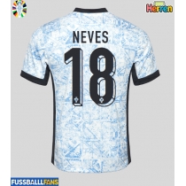 Portugal Ruben Neves #18 Auswärtstrikot EM 2024 Kurzarm